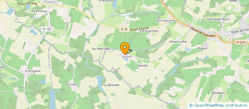 localisation de l'entreprise EARL SAINT-SEVERIN à EAUZE