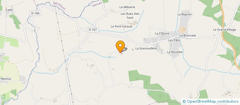 localisation de l'entreprise EARL SAINTE ANNE à CARO