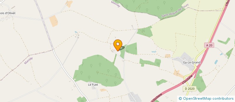 localisation de l'entreprise EARL SAINTE CATHERINE  MASSAY