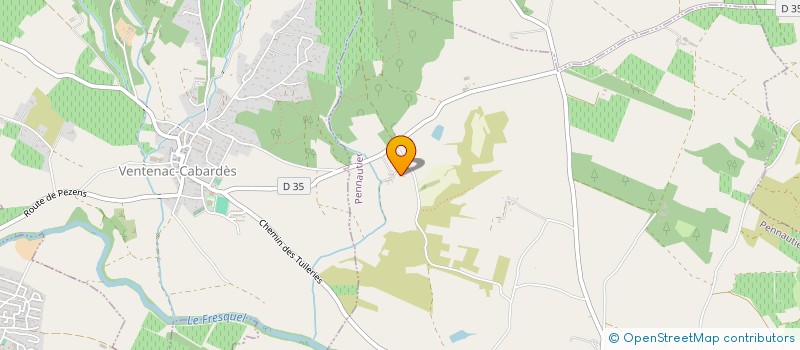 localisation de l'entreprise EARL SAINTE CECILE  PENNAUTIER