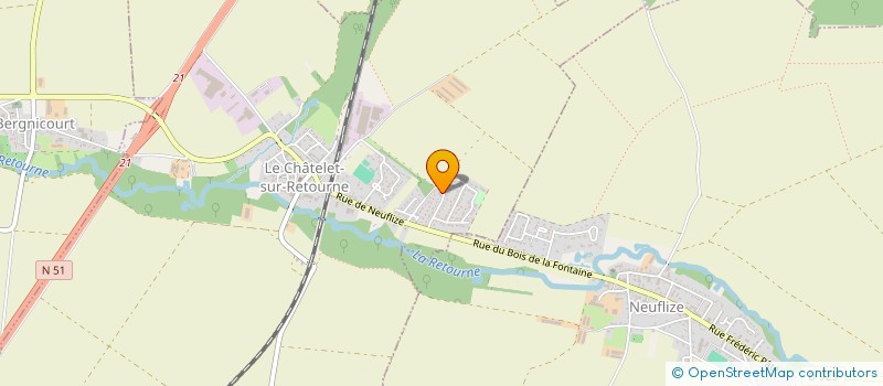 localisation de l'entreprise EARL SAJMT à LE CHATELET-SUR-RETOURNE