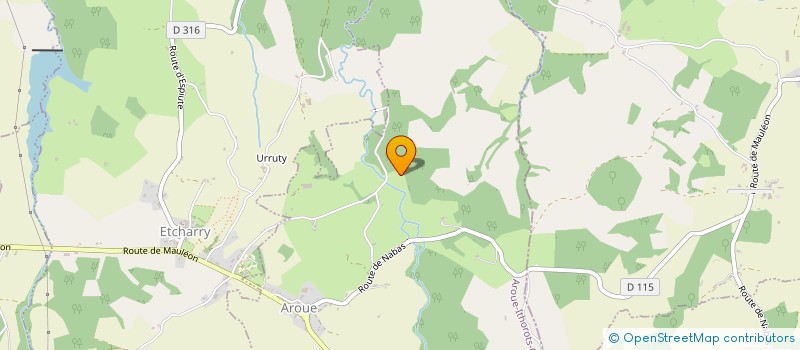 localisation de l'entreprise EARL SALLA à PAGOLLE