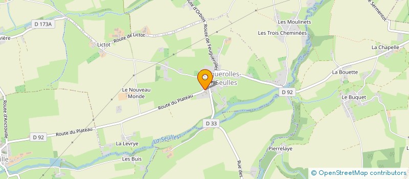 localisation de l'entreprise EARL SALLIOT POTEL  AURSEULLES