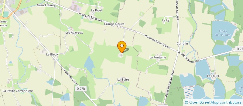 localisation de l'entreprise EARL SANGOIR à SAINT-TRIVIER-SUR-MOIGNANS