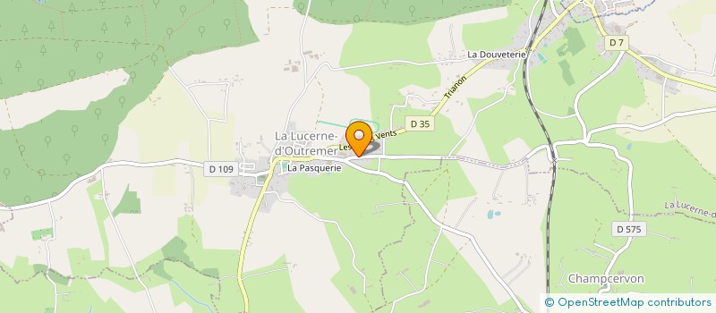 localisation de l'entreprise EARL SANSON  LA LUCERNE-D'OUTREMER