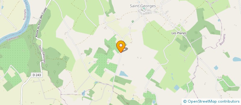 localisation de l'entreprise EARL SANTROULIS à SAINT-GEORGES