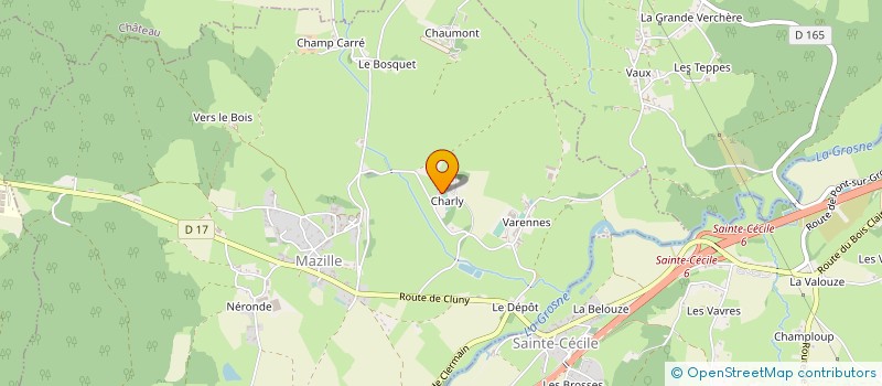 localisation de l'entreprise EARL SANVERT à MAZILLE