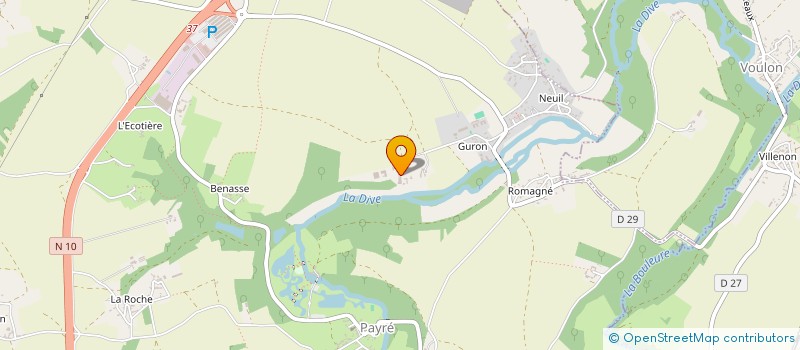 localisation de l'entreprise EARL SAPIN  VALENCE-EN-POITOU