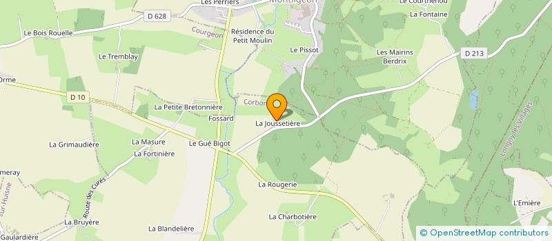 localisation de l'entreprise EARL SARABER à CORBON