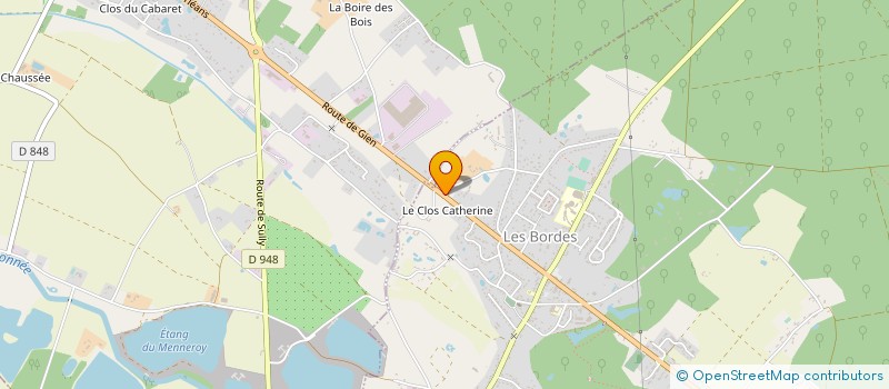 localisation de l'entreprise EARL SASSIN FRERES à LES BORDES