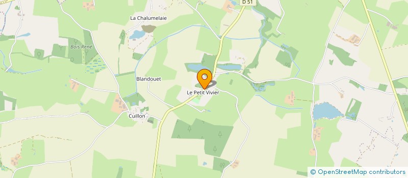 localisation de l'entreprise EARL SAULOUP à ERDRE-EN-ANJOU