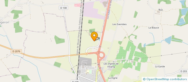 localisation de l'entreprise EARL SAULUT THIERRY à SAINT-PIERRE-LE-MOUTIER