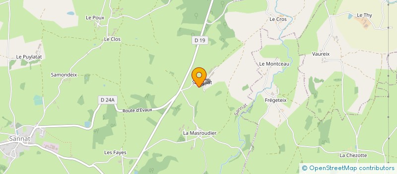 localisation de l'entreprise EARL SAUTHON à SANNAT