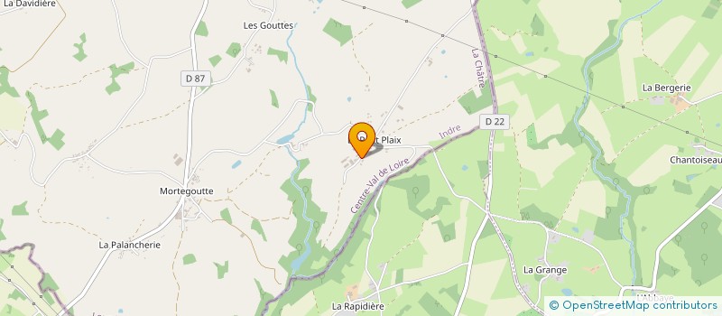 localisation de l'entreprise EARL SAUVARD à LOURDOUEIX-SAINT-MICHEL