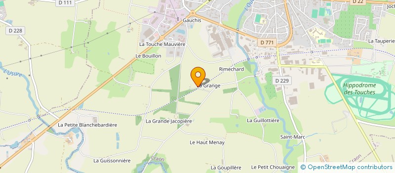 localisation de l'entreprise EARL SAUVE à CRAON