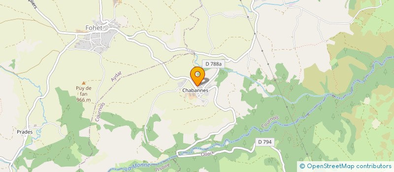localisation de l'entreprise EARL SAVIGNAT à COURNOLS