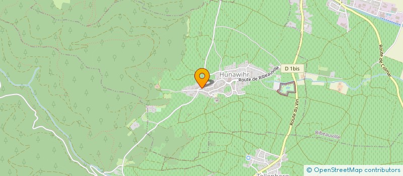 localisation de l'entreprise EARL SCHALLER PIERRE  HUNAWIHR