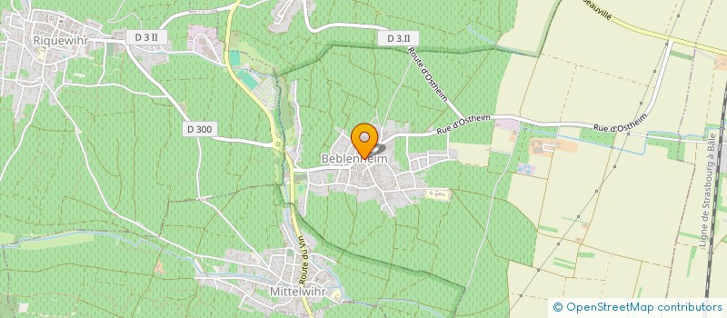 localisation de l'entreprise EARL SCHILLINGER RENCK  BEBLENHEIM