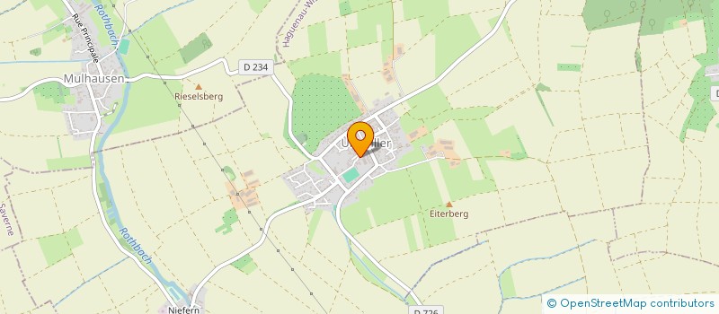 localisation de l'entreprise EARL SCHLEIFFER  UHRWILLER