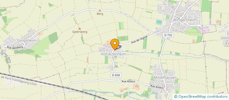 localisation de l'entreprise EARL SCHNEIDER JOSEPH  BILWISHEIM