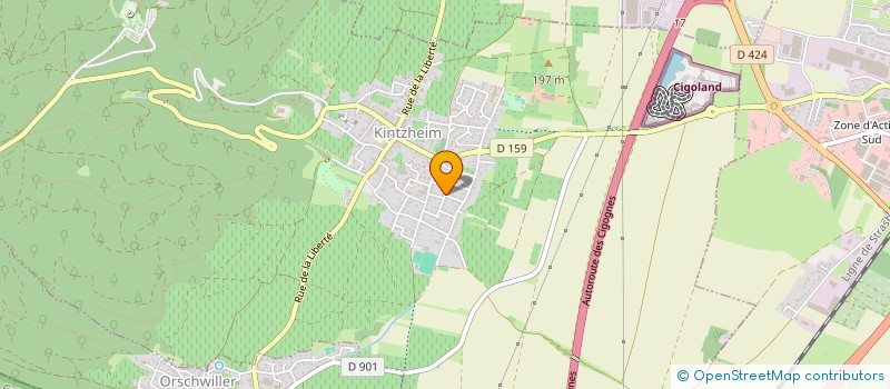 localisation de l'entreprise EARL SCHUWER à BINDERNHEIM