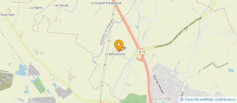 localisation de l'entreprise EARL SEGUIN  SAINT-LEGER-SOUS-CHOLET