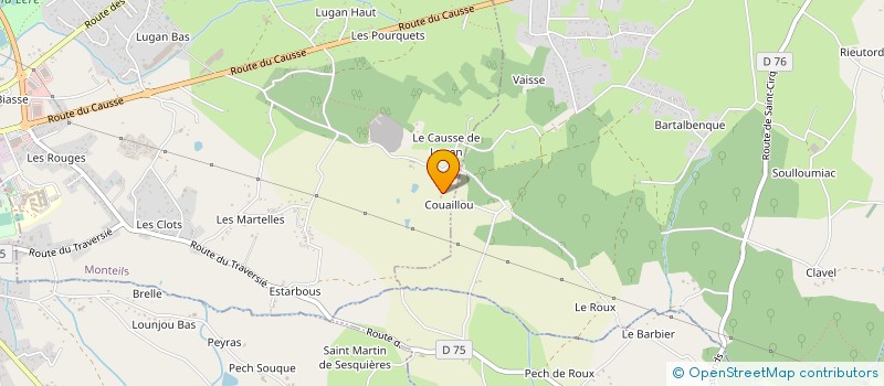localisation de l'entreprise EARL SEKAP à MONTEILS