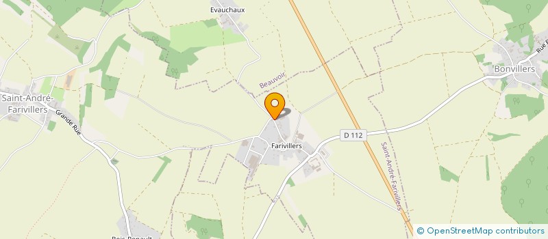 localisation de l'entreprise EARL SELLIER  SAINT-ANDRE-FARIVILLERS