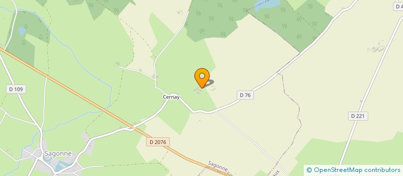 localisation de l'entreprise EARL SENET FREDERIC  SAGONNE