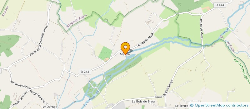 localisation de l'entreprise EARL SEPTEMBRE VERT à BEAUFORT-EN-ANJOU