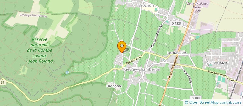 localisation de l'entreprise EARL SERAFIN PERE ET FILS  GEVREY-CHAMBERTIN