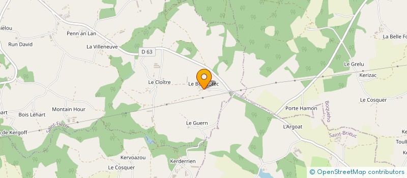 localisation de l'entreprise EARL SERANDOUR à SAINT-FIACRE