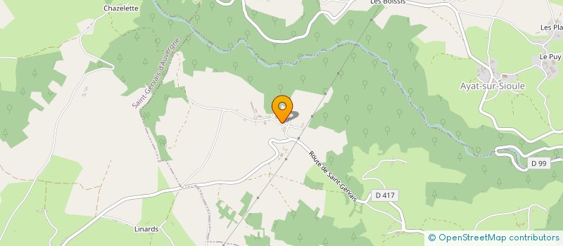 localisation de l'entreprise EARL SERANGE à CHATEAUNEUF-LES-BAINS