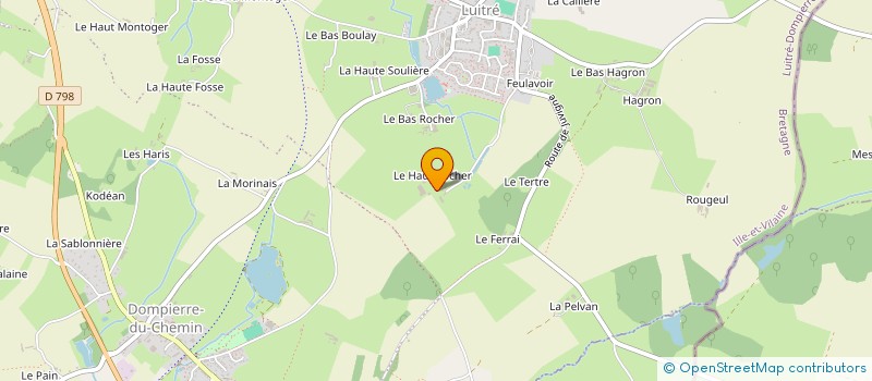 localisation de l'entreprise EARL SERRAND à LUITRE-DOMPIERRE