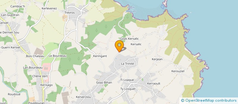 localisation de l'entreprise EARL SEVENOU à LANLOUP