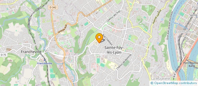 localisation de l'entreprise EARL SEVERAC  SAINTE-FOY-LES-LYON