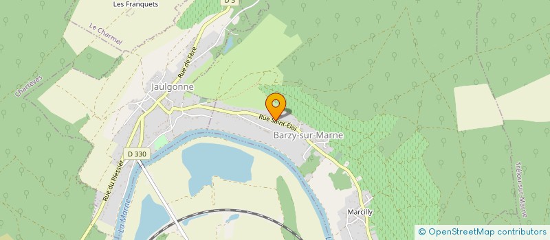 localisation de l'entreprise EARL SEVERINE AUBRY à BARZY-SUR-MARNE