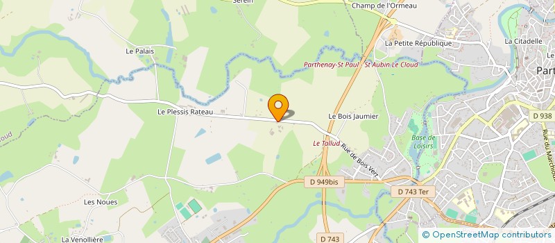 localisation de l'entreprise EARL SIBILEAU à LE TALLUD
