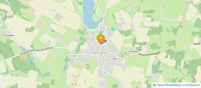 localisation de l'entreprise EARL SICOT LECOMTE à MANSIGNE
