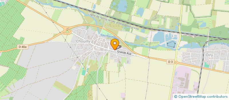 localisation de l'entreprise EARL SIMART CLAIRE ET DELPHINE  CHOUILLY