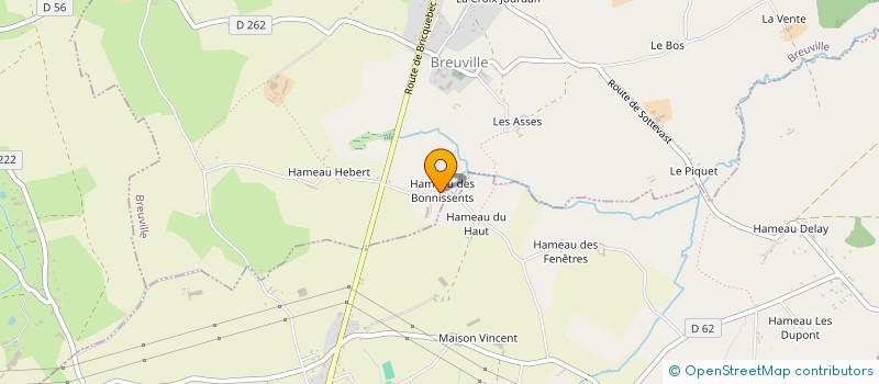 localisation de l'entreprise EARL SIMON  BREUVILLE