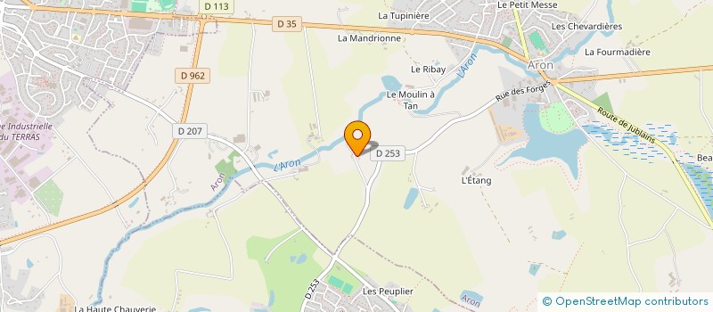 localisation de l'entreprise EARL SM DURAND à LA CHAPELLE-AU-RIBOUL