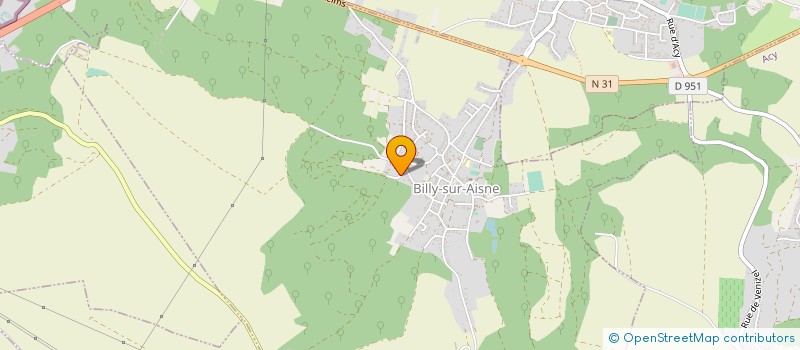 localisation de l'entreprise EARL SOCIETE NORIS à BILLY-SUR-AISNE