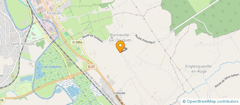 localisation de l'entreprise EARL SOENEN à BONNEVILLE-SUR-TOUQUES