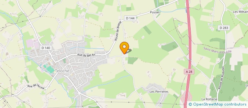 localisation de l'entreprise EARL SOLENVIE à TELOCHE