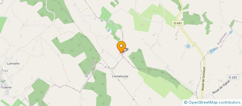 localisation de l'entreprise EARL SOLSTICE  BIRAC-SUR-TREC