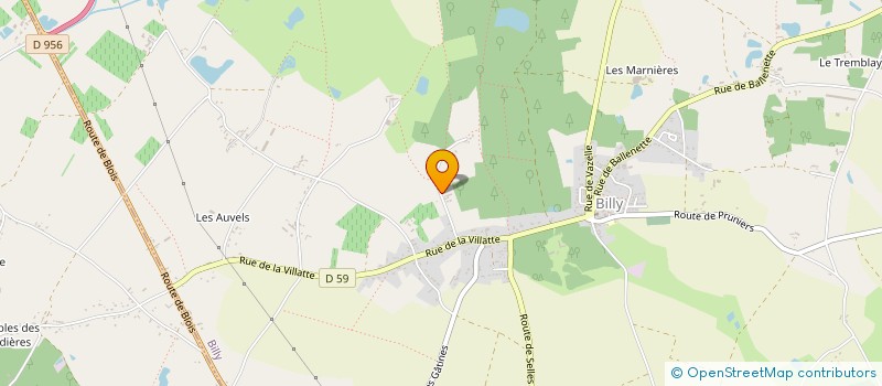 localisation de l'entreprise EARL SOMMIER FLAVIEN - THIBAUD  BILLY