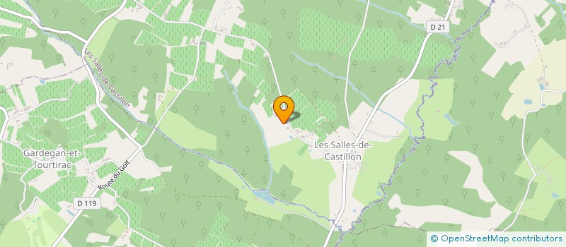 localisation de l'entreprise EARL SOPHALIEN à LES SALLES-DE-CASTILLON