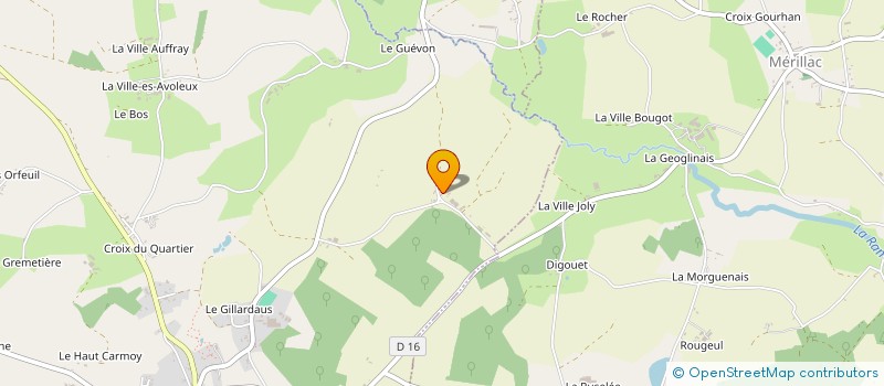 localisation de l'entreprise EARL SOQUET PORCS  SAINT-VRAN