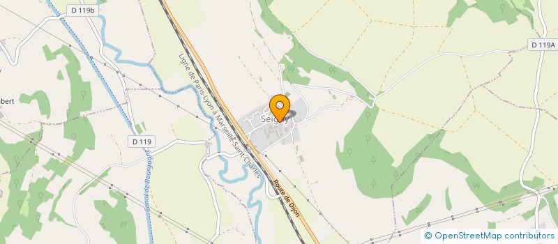 localisation de l'entreprise EARL SORDOILLET JEAN-LUC  SEIGNY